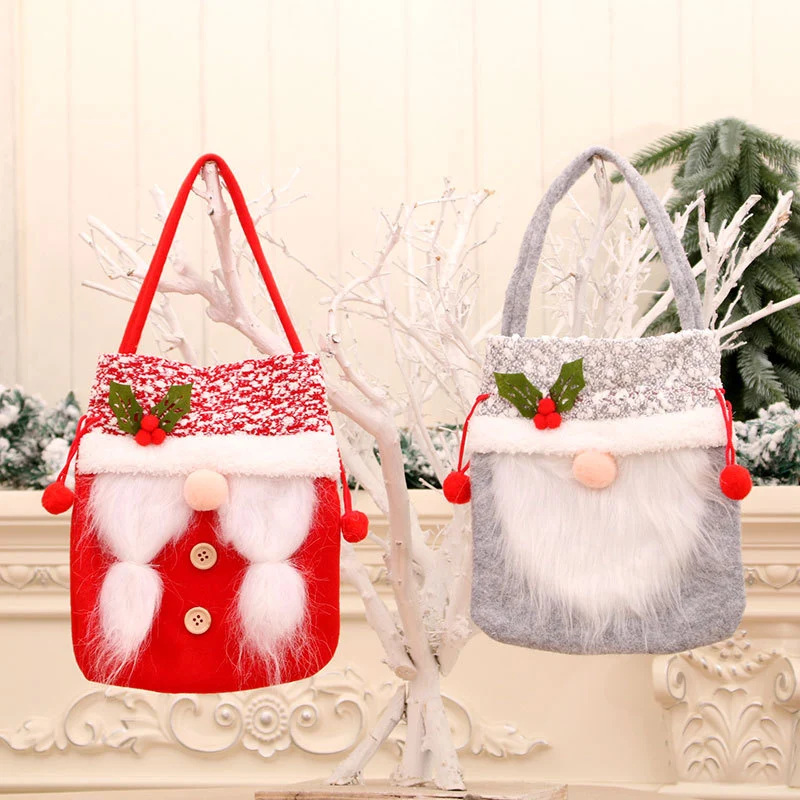 Santa-Themed Holiday Tote Bag Stornfield