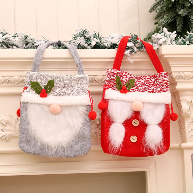 Santa-Themed Holiday Tote Bag Stornfield