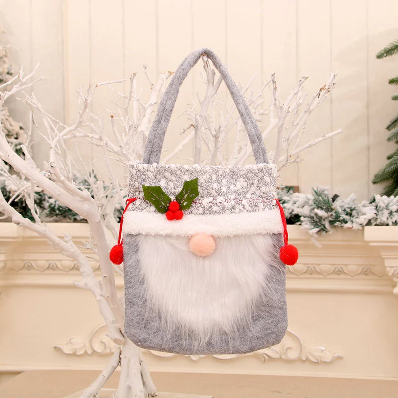 Santa-Themed Holiday Tote Bag Stornfield