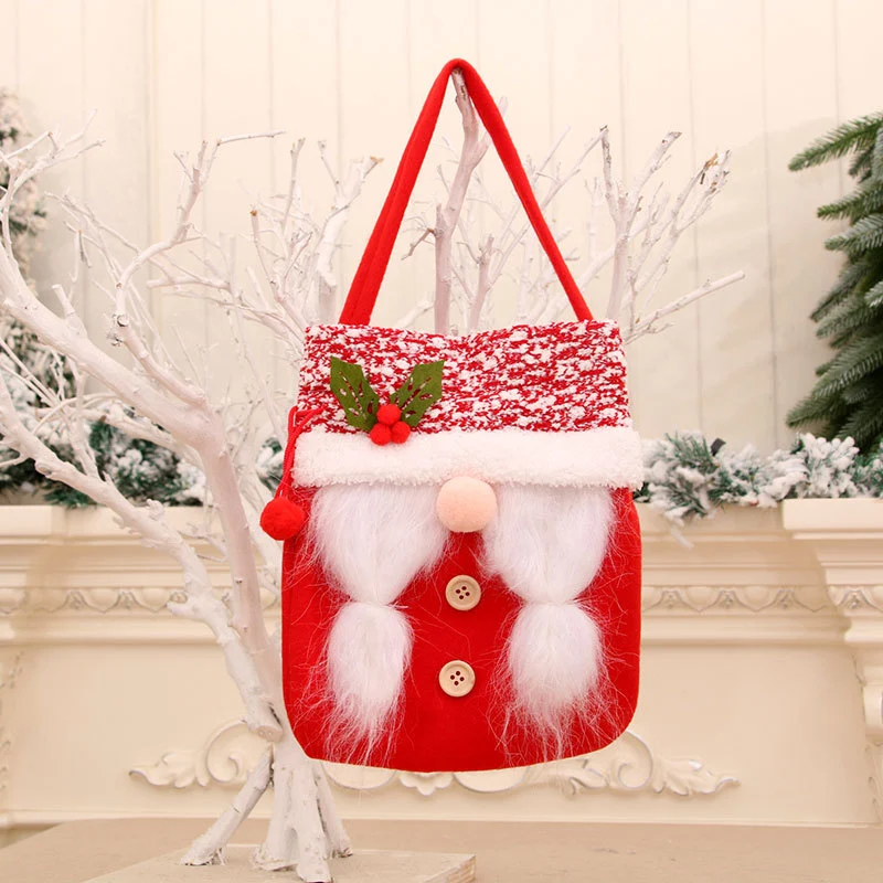 Santa-Themed Holiday Tote Bag Stornfield
