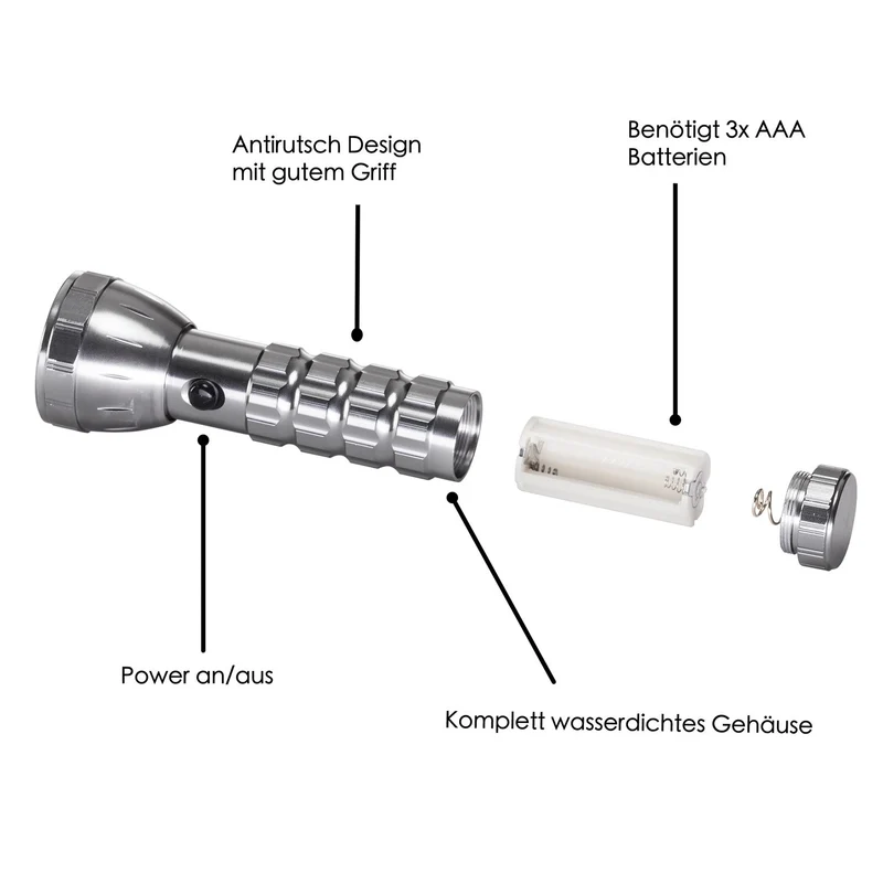 LED Taschenlampe - LED-Taschenlampe 32 LEDS - Geheimshop.de