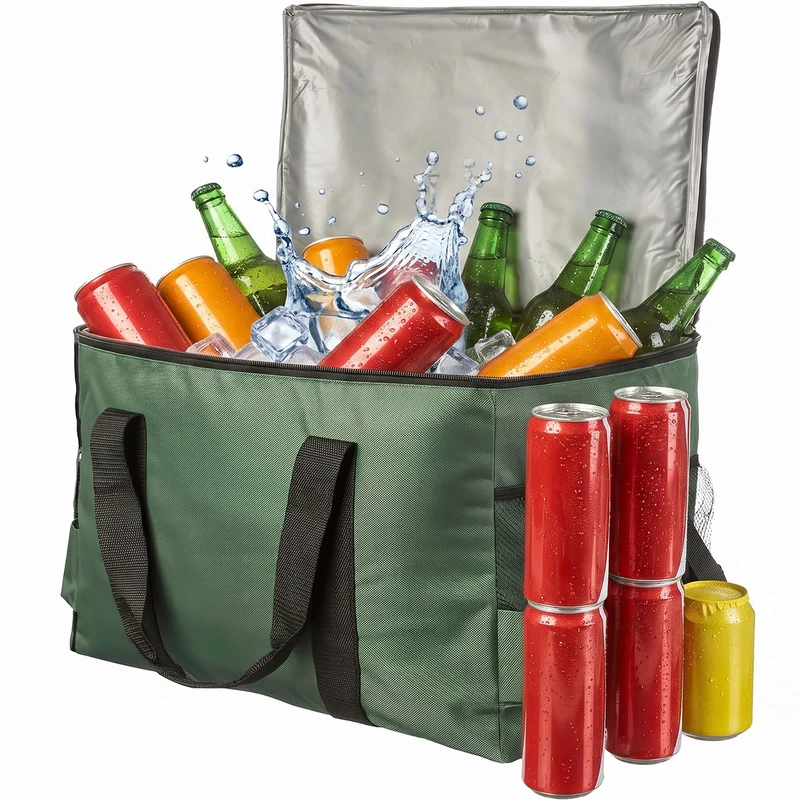 XXL Kühltasche 45L - Isolierte Thermotasche für Picknick & Camping