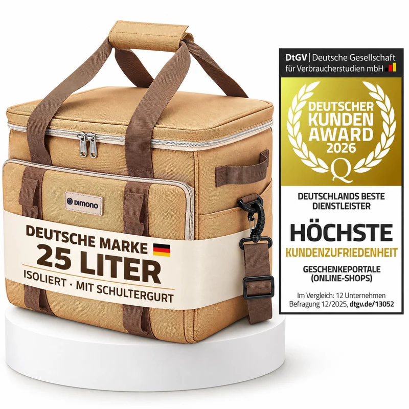 XXL Kühltasche 45L - Isolierte Thermotasche für Picknick & Camping