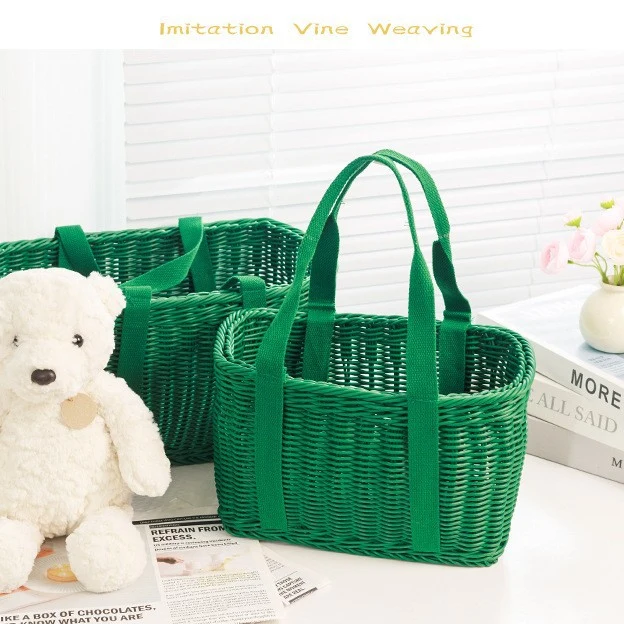 Stylish Woven Basket Bag Stornfield