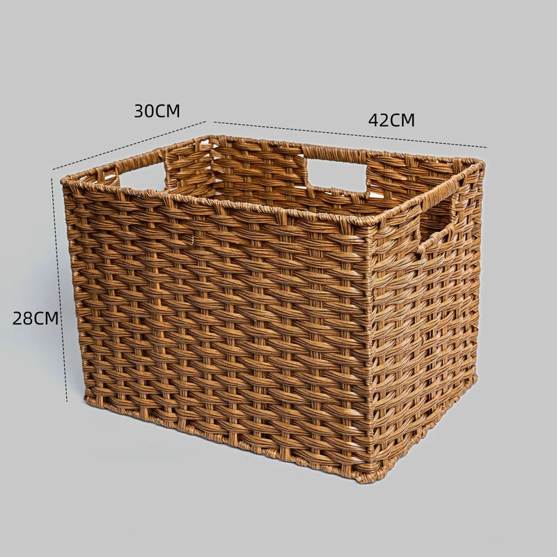 Versatile Wicker Storage Bin Stornfield