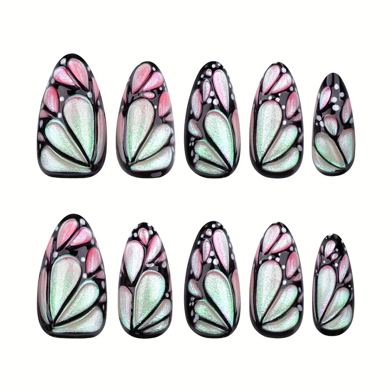 Künstlerische florale Nagelverlängerungen Karnz 1789447243