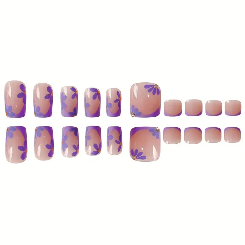 Künstlerische Acryl-Nagelerweiterungen Karnz