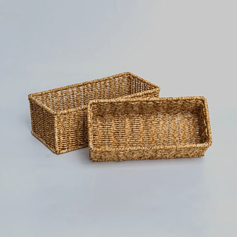 Rectangular Woven Storage Basket Stornfield