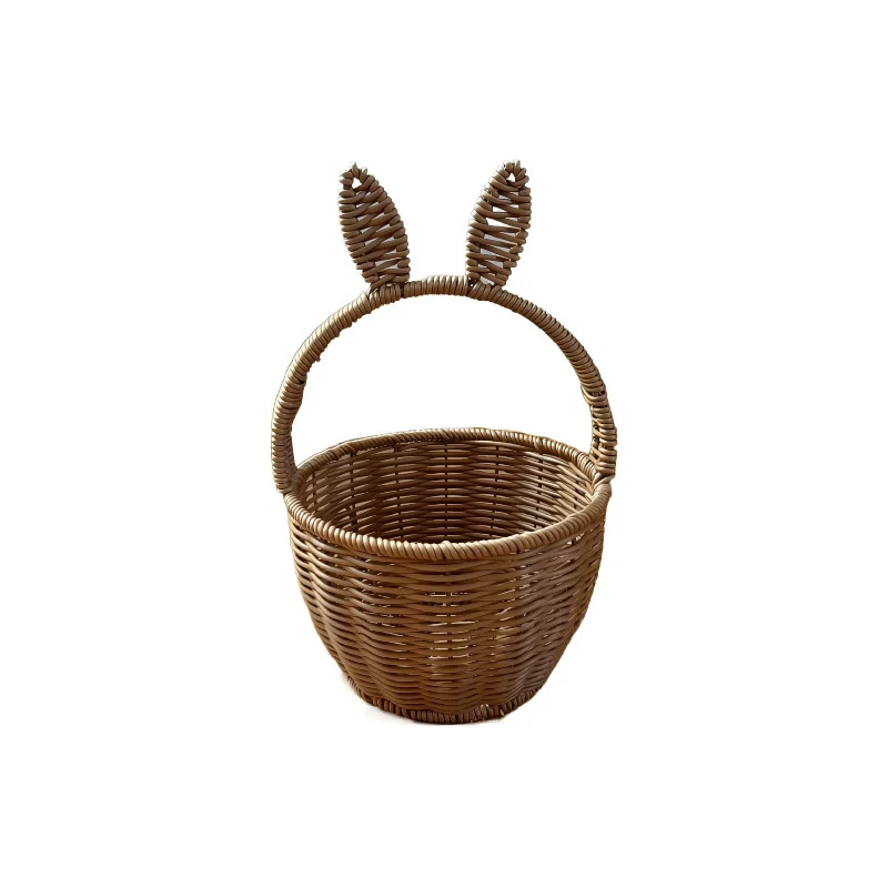 Decorative Bunny Ears Woven Basket Stornfield