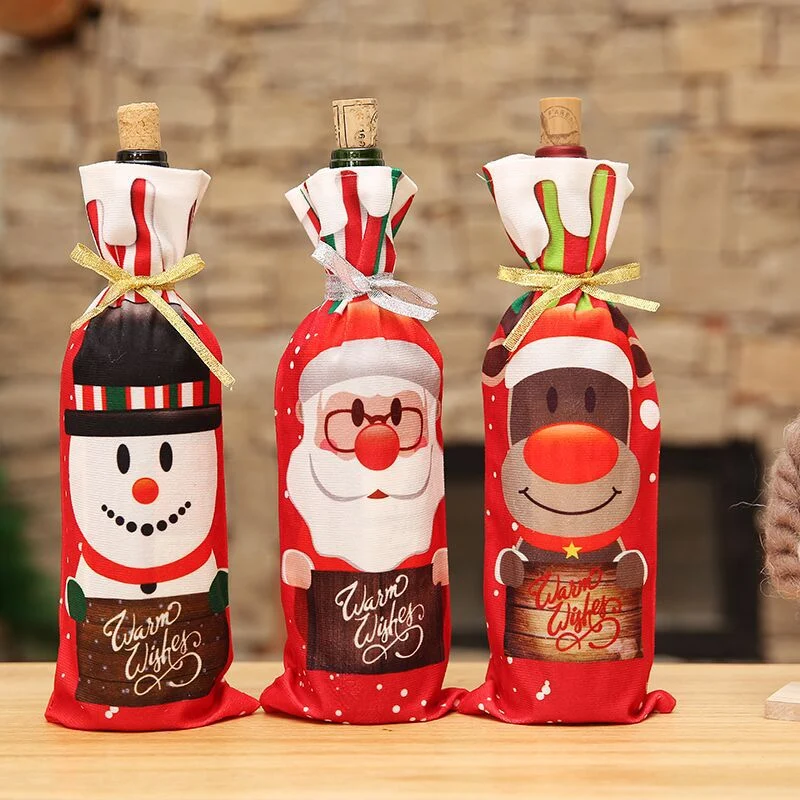 Christmas Wine Bottle Cover Stornfield