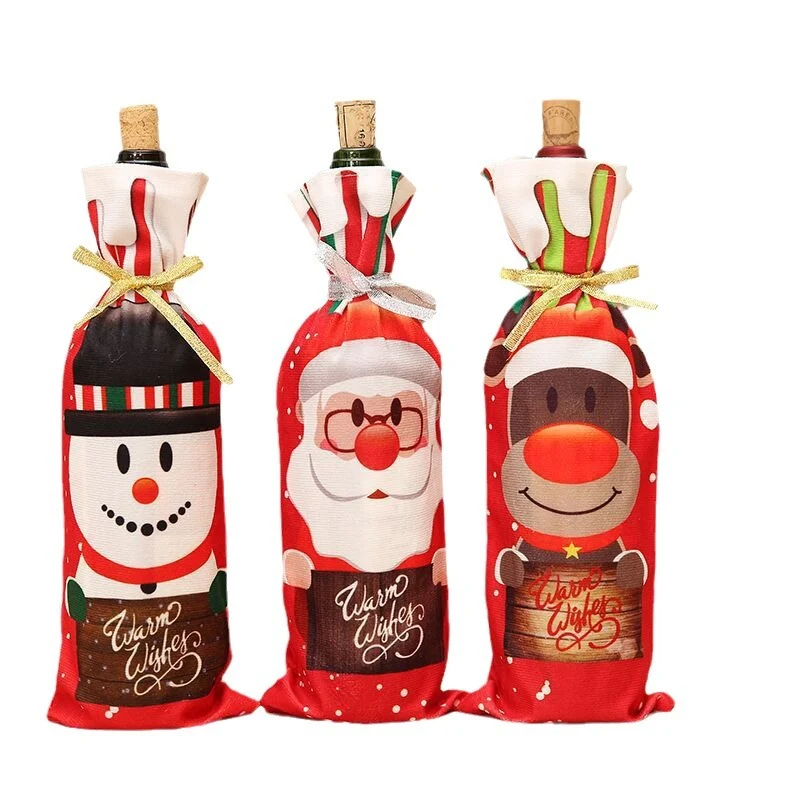 Christmas Wine Bottle Cover Stornfield