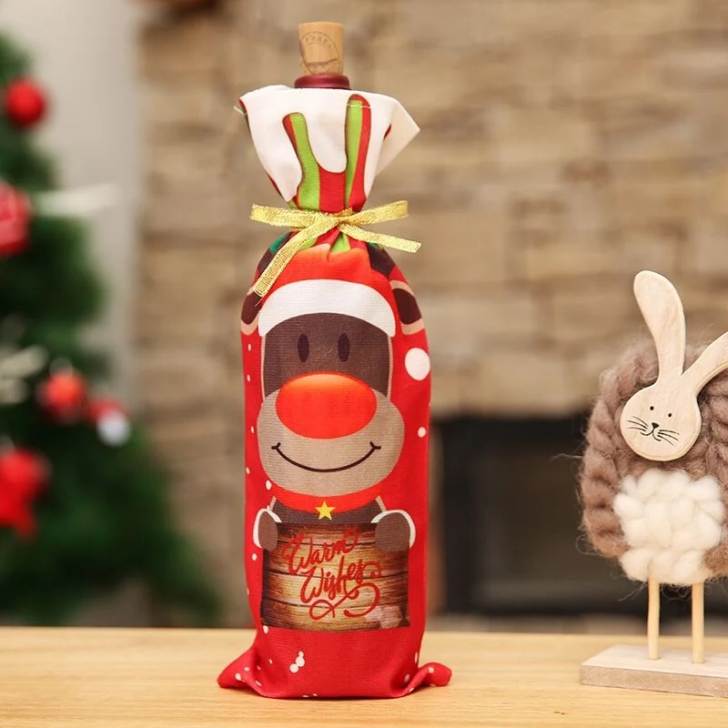 Christmas Wine Bottle Cover Stornfield