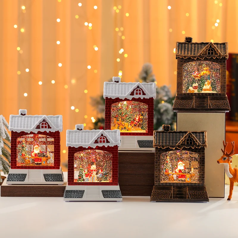 Christmas Village Snow Globe Figurine Stornfield