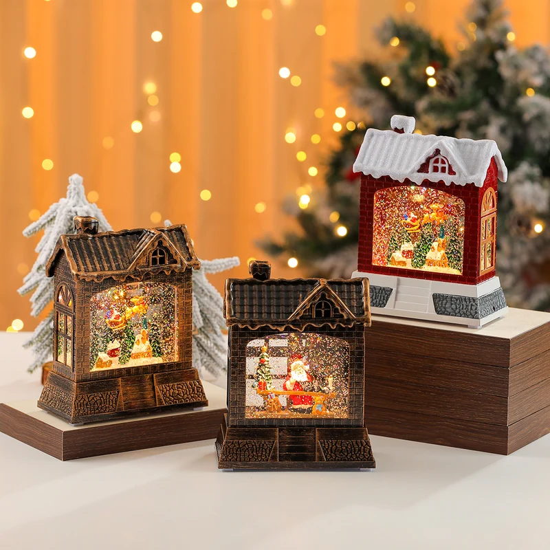 Christmas Village Snow Globe Figurine Stornfield
