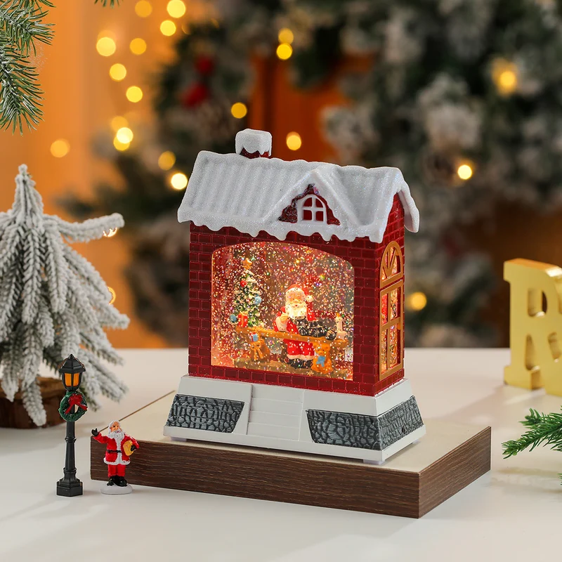 Christmas Village Snow Globe Figurine Stornfield