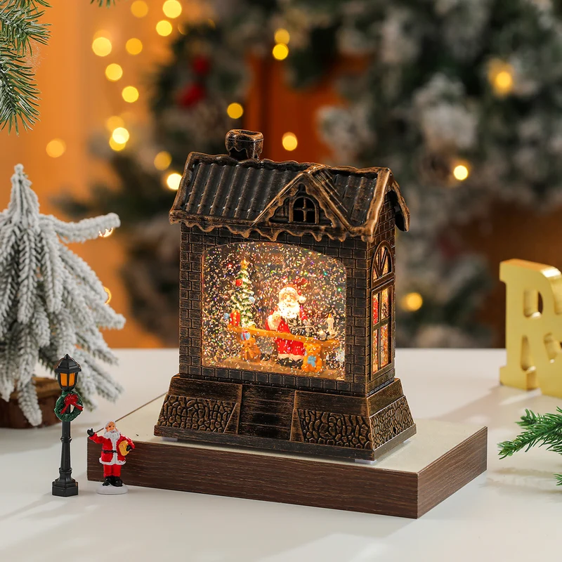Christmas Village Snow Globe Figurine Stornfield