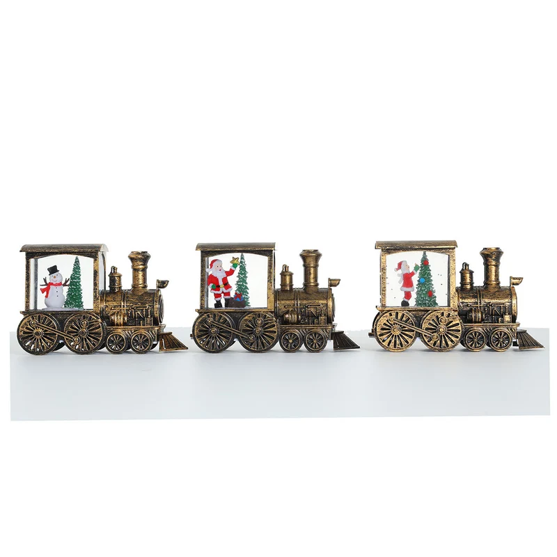 Christmas-Themed LED Light-Up Train Decoration Stornfield