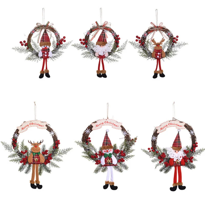Christmas-themed Hanging Wreath Stornfield
