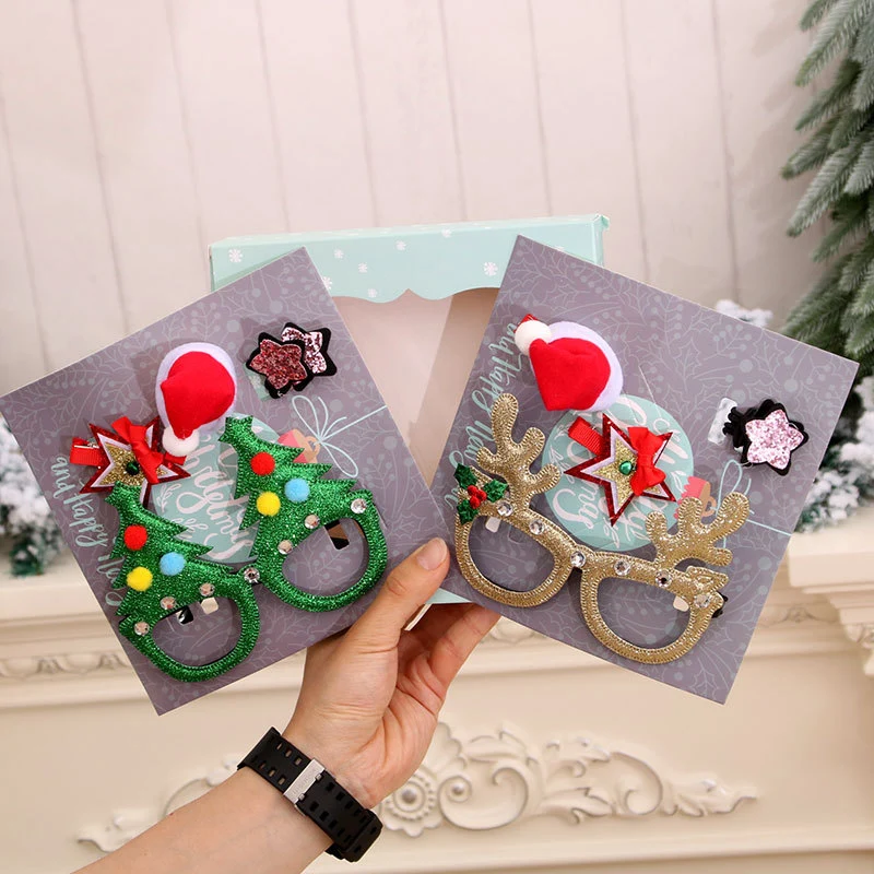 Christmas-Themed Decorative Glasses Stornfield