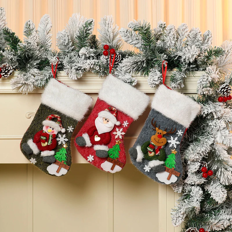 Christmas Stocking with Festive Motif Stornfield