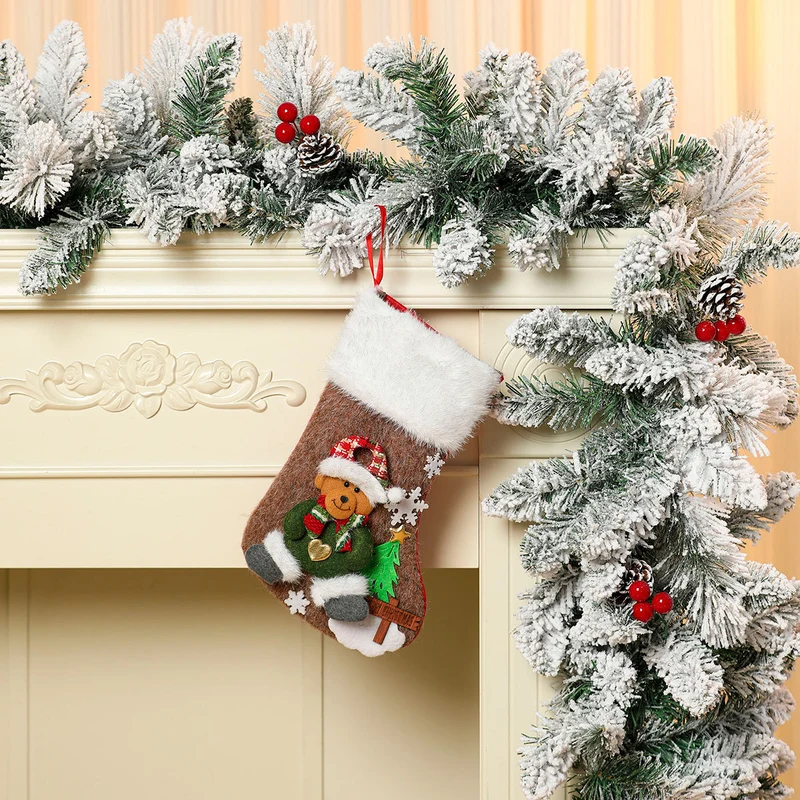 Christmas Stocking with Festive Motif Stornfield