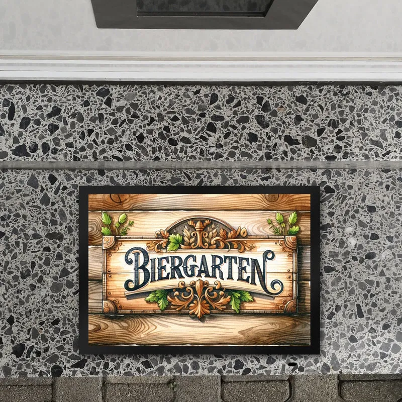 Biergarten Fußmatte in 35x50 cm