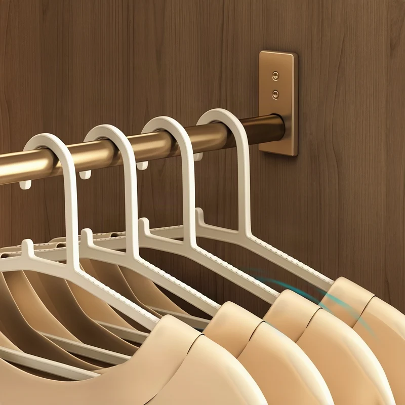 Plastic clothes hangers with slip protection, 5–50 pieces