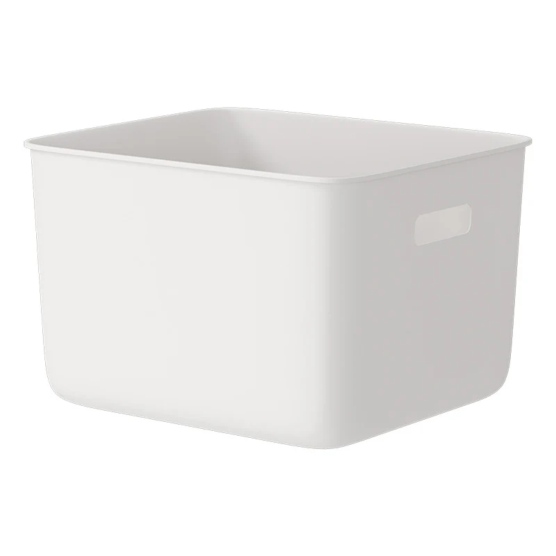 Plastic storage box for desk and cabinet