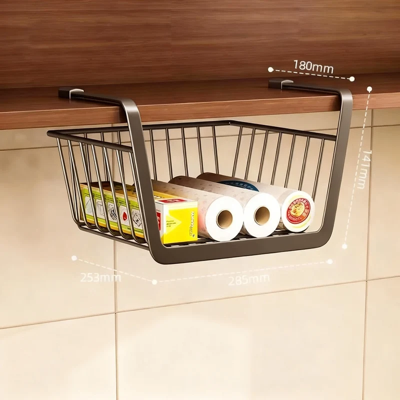Kitchen wall shelf, extendable, carbon steel