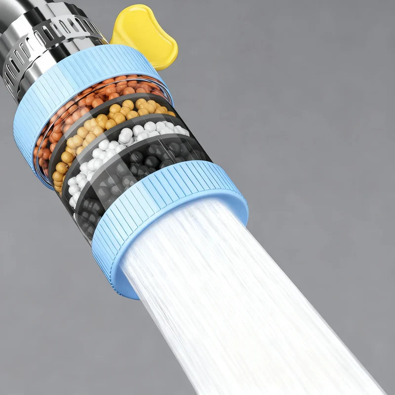 Swivel faucet attachment with filtration