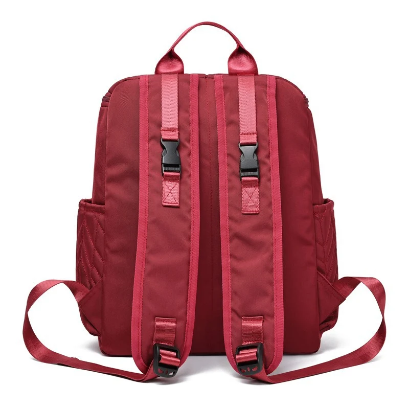 Elegante gesteppt Multi-Compartment Rucksack Karnz