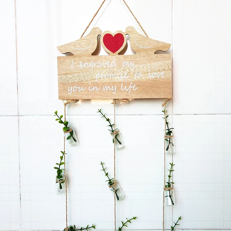 Decorative Hanging Planter with Message Board