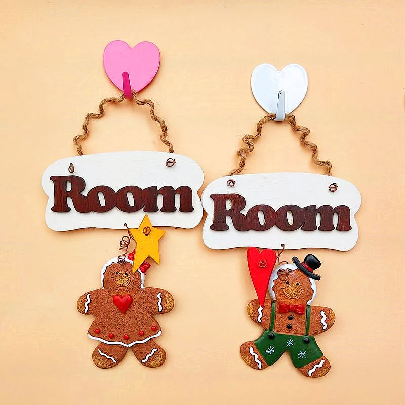 Decorative Gingerbread Room Name Sign