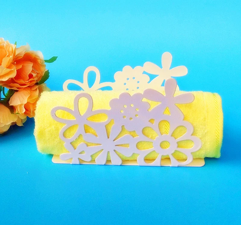 Decorative Flower Towel Holder