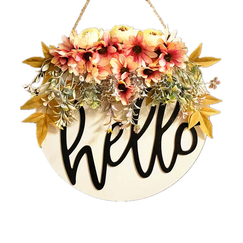 Decorative Flower Welcome Board