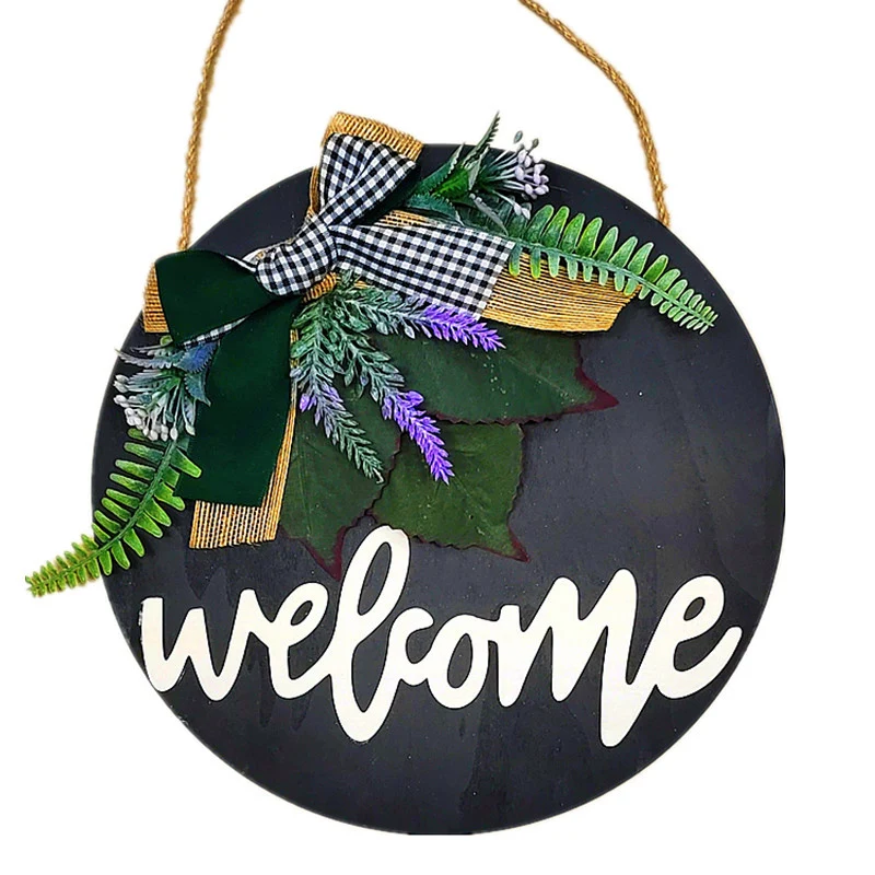 Decorative Flower Welcome Board