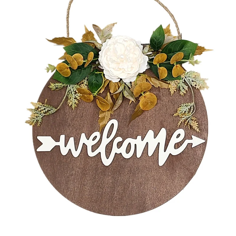 Decorative Flower Welcome Board