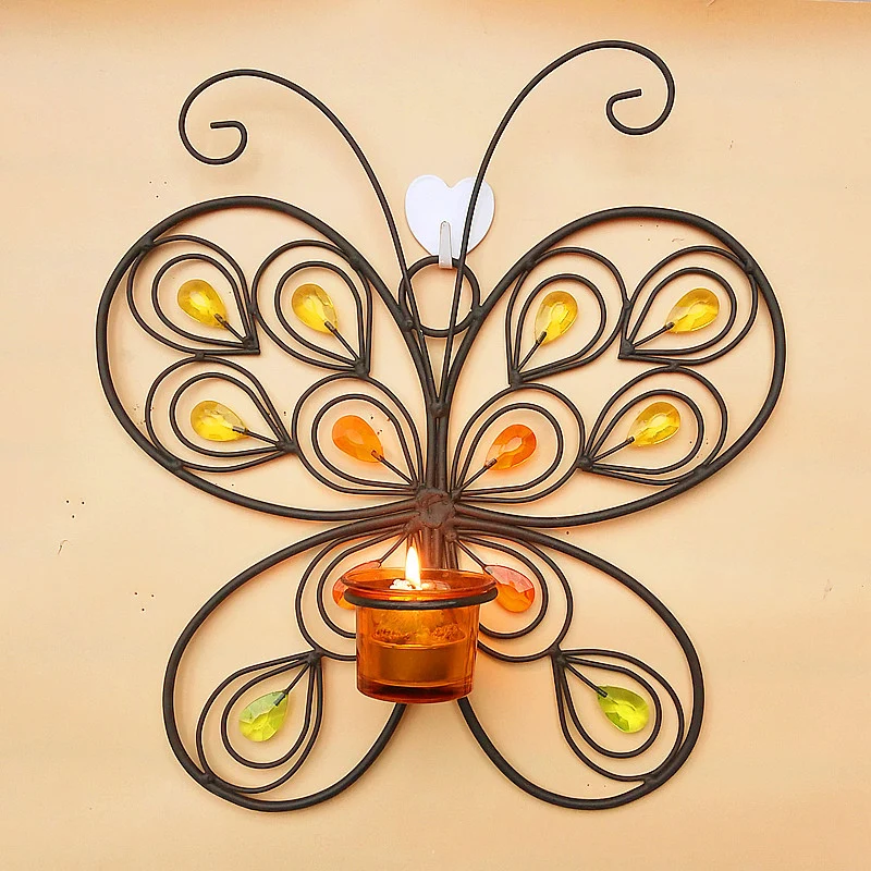 Decorative Butterfly Wall Candle Holder