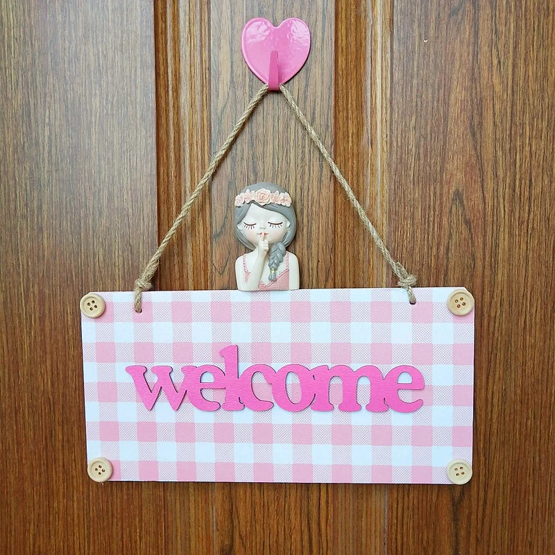 Charming Welcome Wall Sign Decorative Plaque