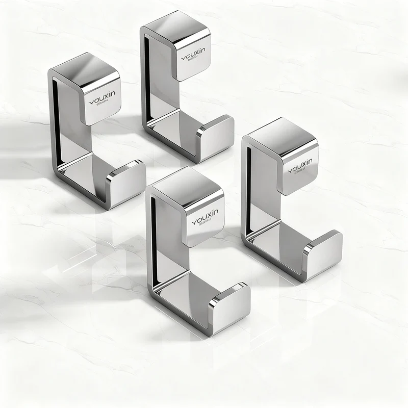 Stainless steel hanging hooks for sinks