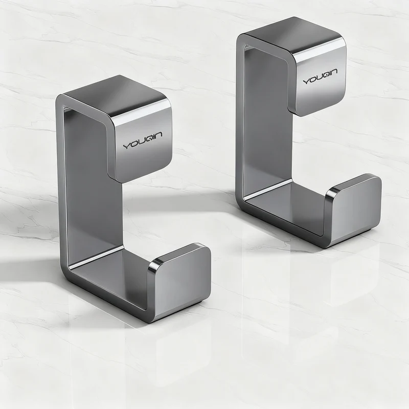Stainless steel hanging hooks for sinks
