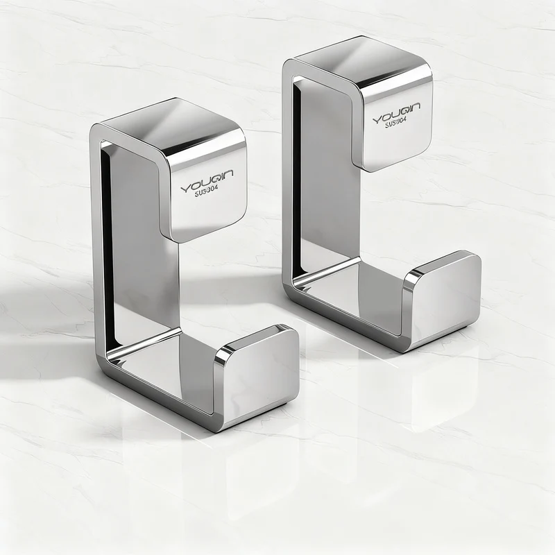 Stainless steel hanging hooks for sinks