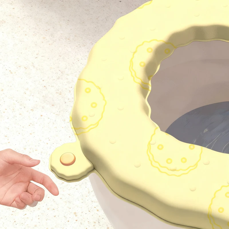 WC seat cushion made of EVA, water-repellent