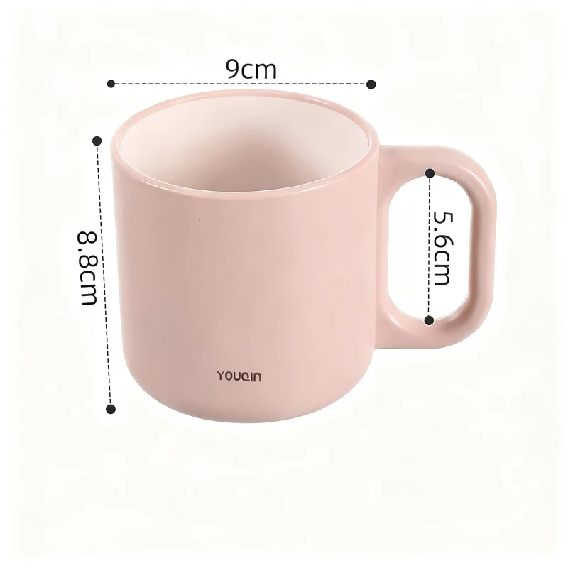 Plastic toothbrush cup, macaron colors