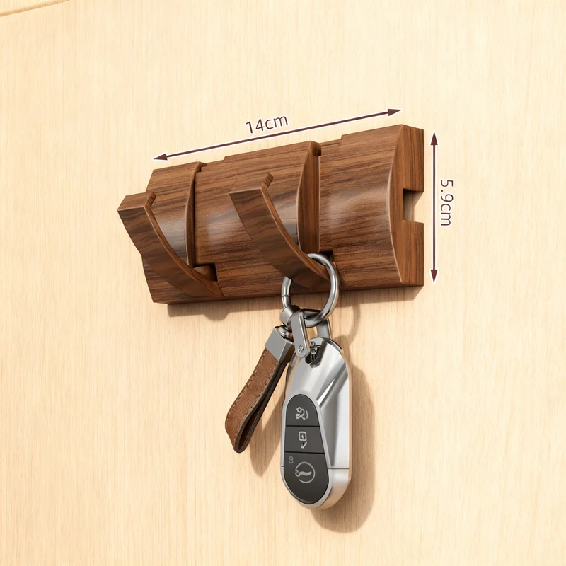Foldable bathroom door hooks made of ABS
