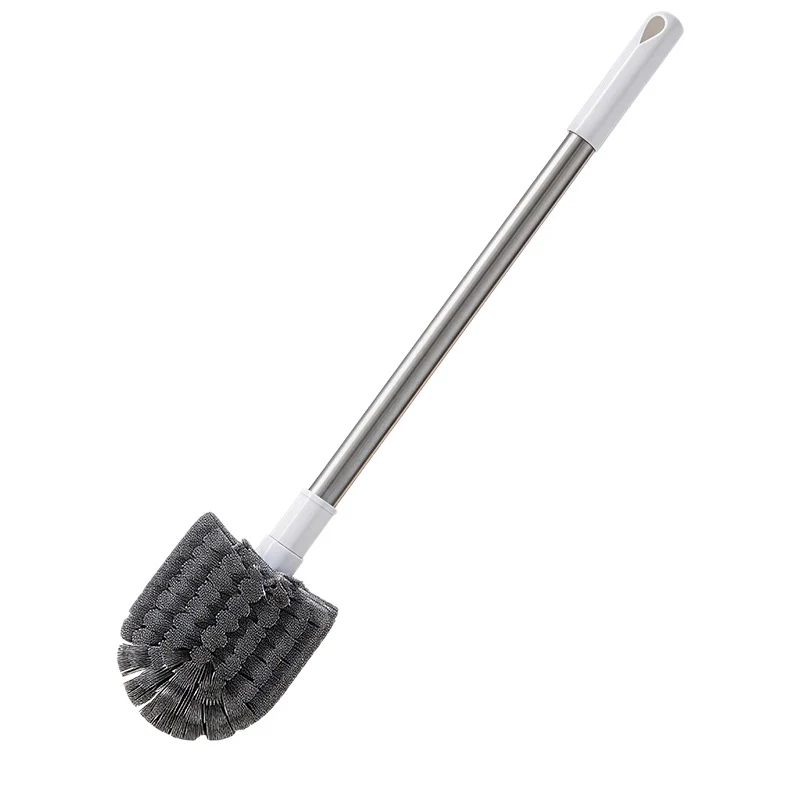 Toilet brush with wall holder