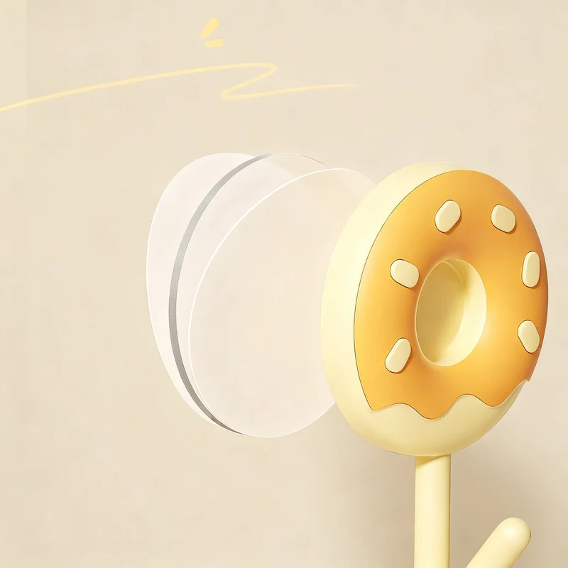Self-adhesive wall hooks without drilling