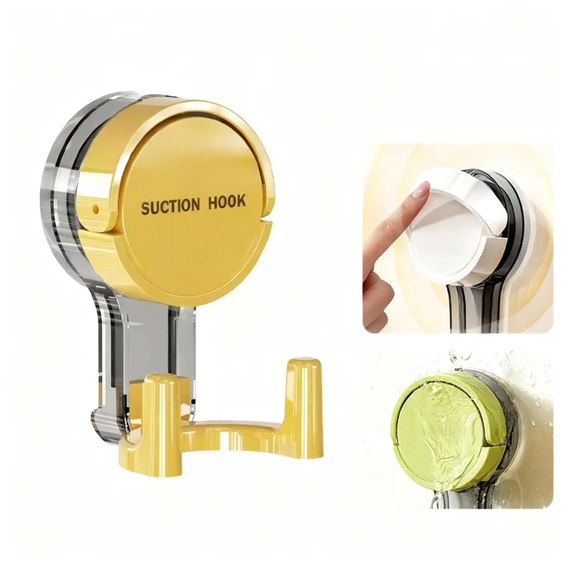 Suction cup double hooks, waterproof, no drilling