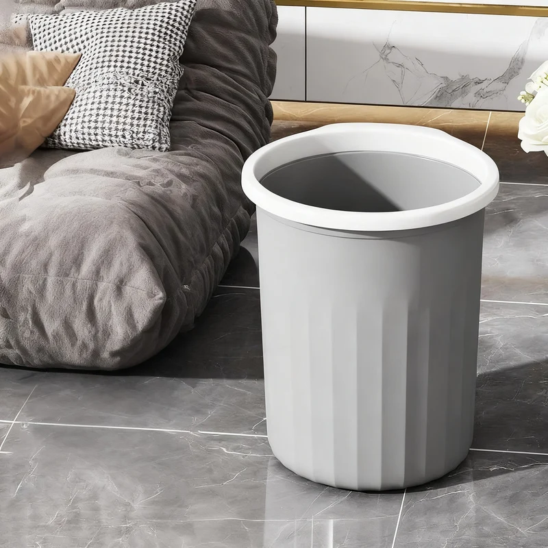 Metal bin, round, large capacity