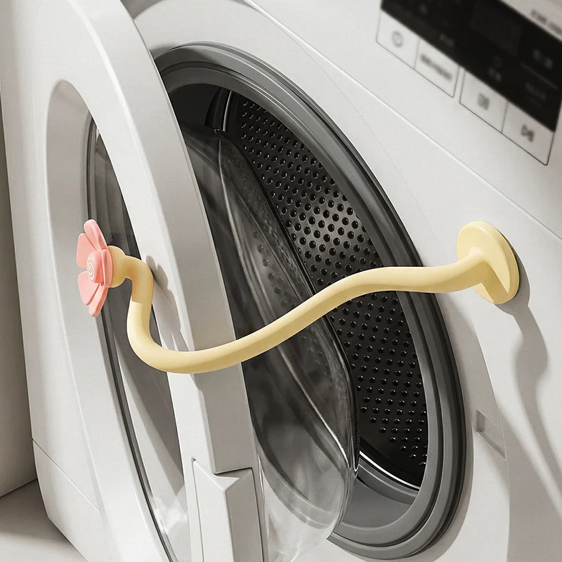 Magnetic ventilation holder for washing machines